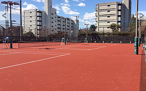 中野区上高田運動施設庭球場がスマートクレイにリニューアル 日本体育施設株式会社