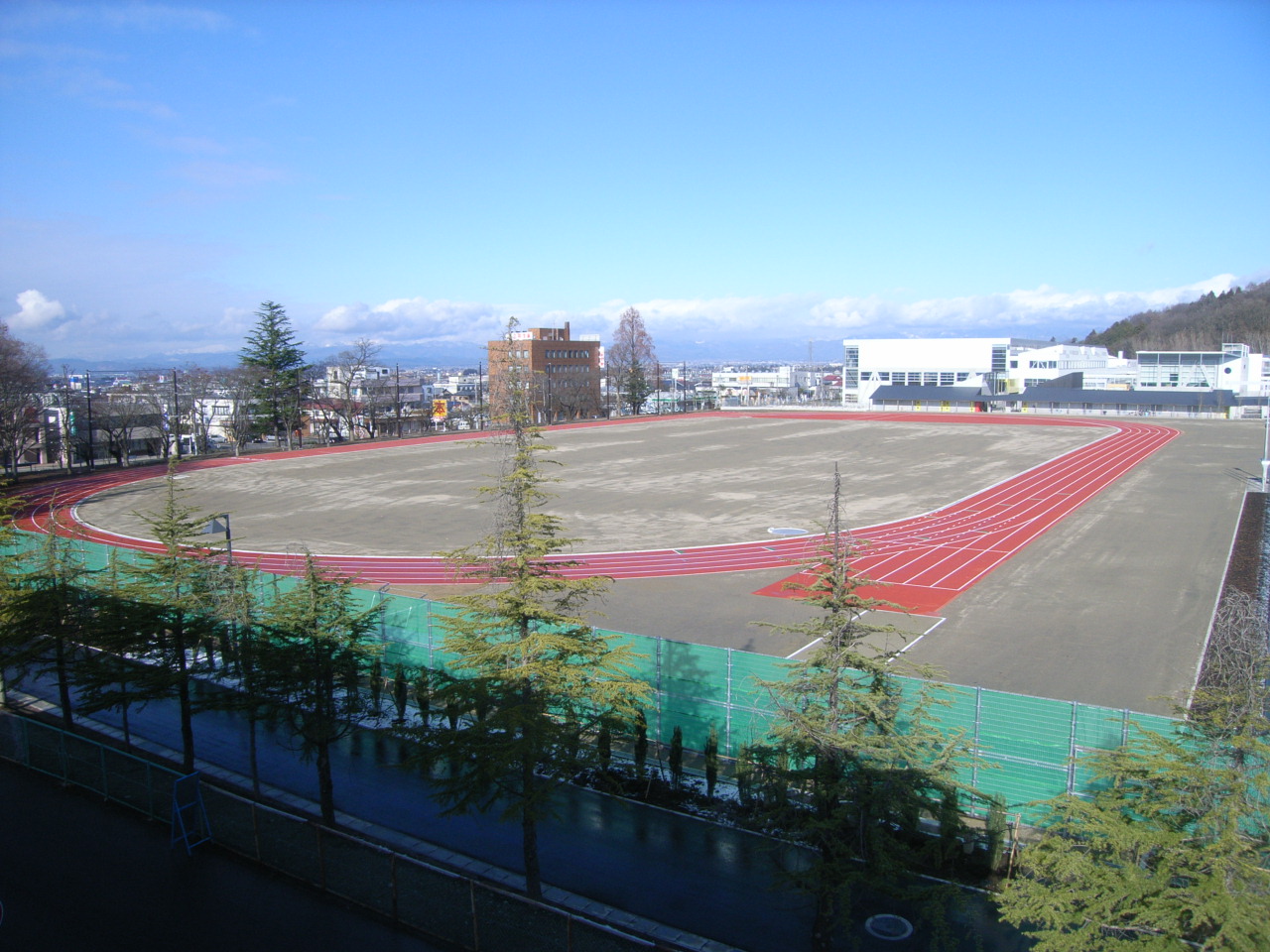 会津学鳳高等学校 中学校 陸上競技場 陸上競技場 日本体育施設株式会社 会津学鳳高等学校 中学校 陸上競技場 陸上競技場 日本体育施設株式会社