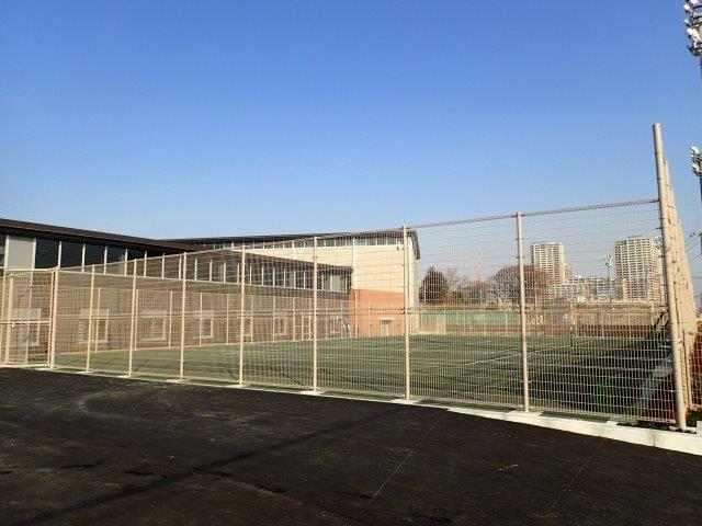 柏市立柏の葉中学校グラウンド テニスコート 学校校庭 日本体育施設株式会社 柏市立柏の葉中学校グラウンド テニスコート 学校校庭 日本体育施設株式会社