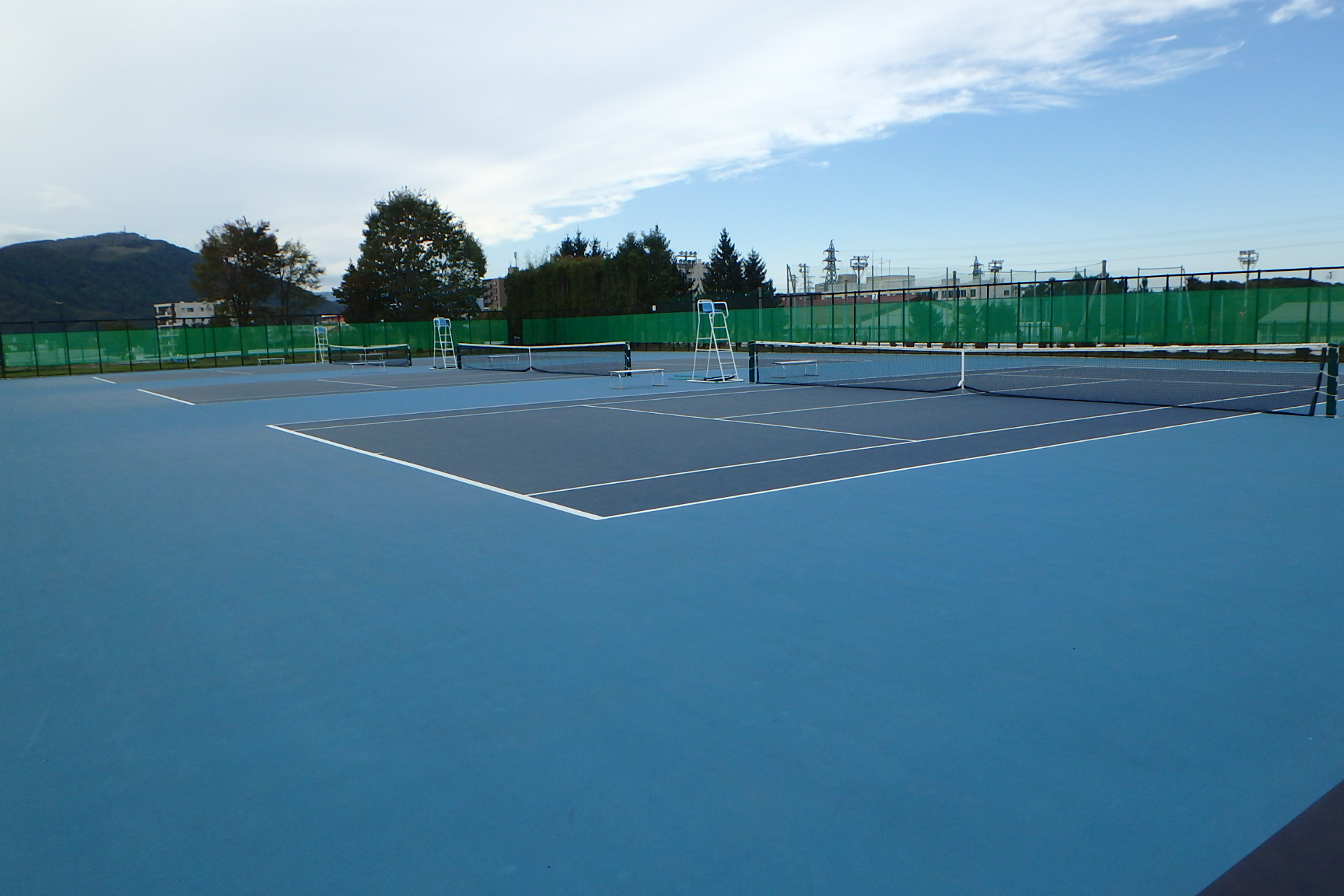 札幌市平岸庭球場 テニスコート 日本体育施設株式会社