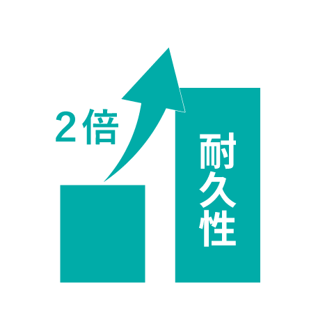 耐久性向上のイメージ