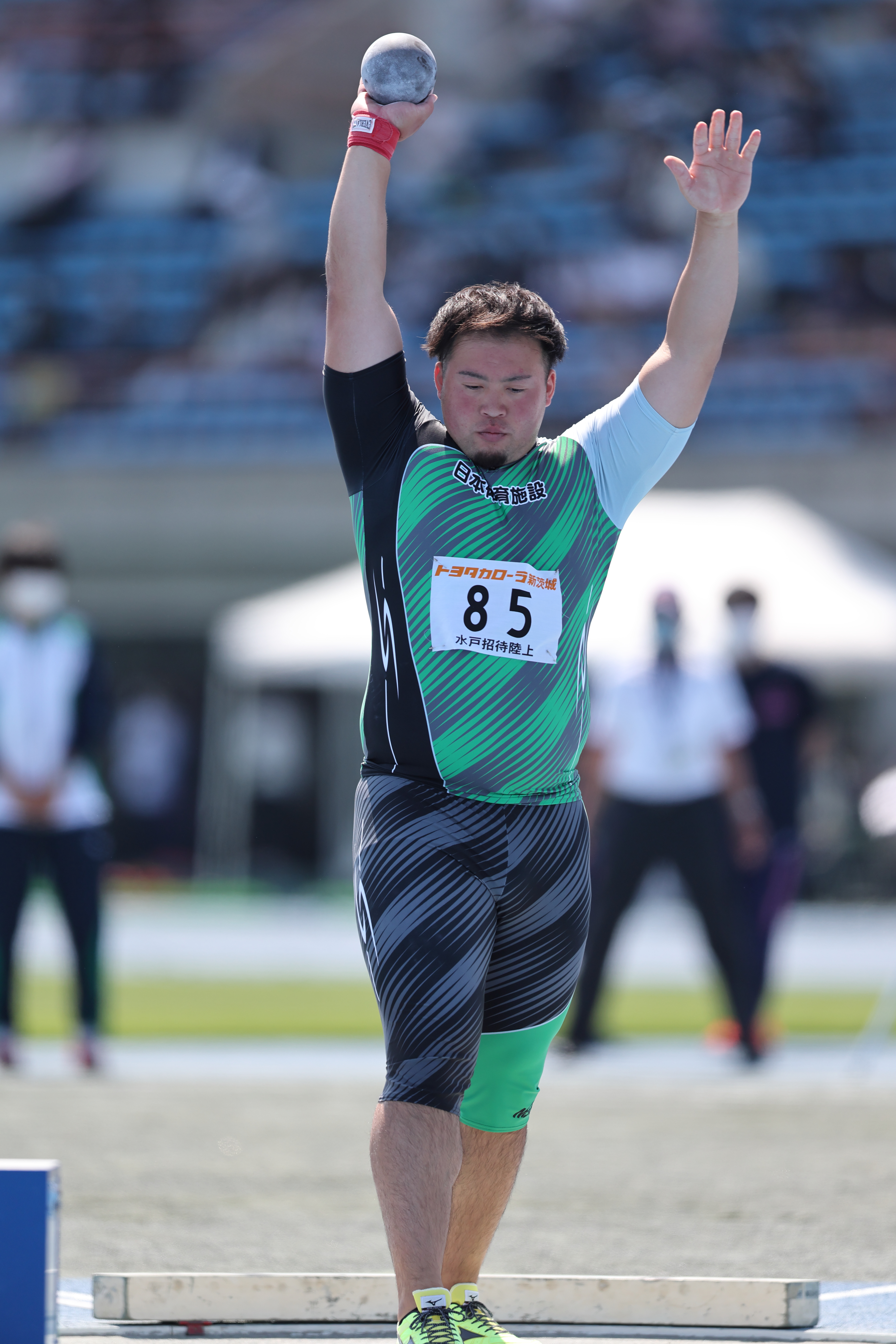 2022水戸招待陸上の村上輝選手の様子