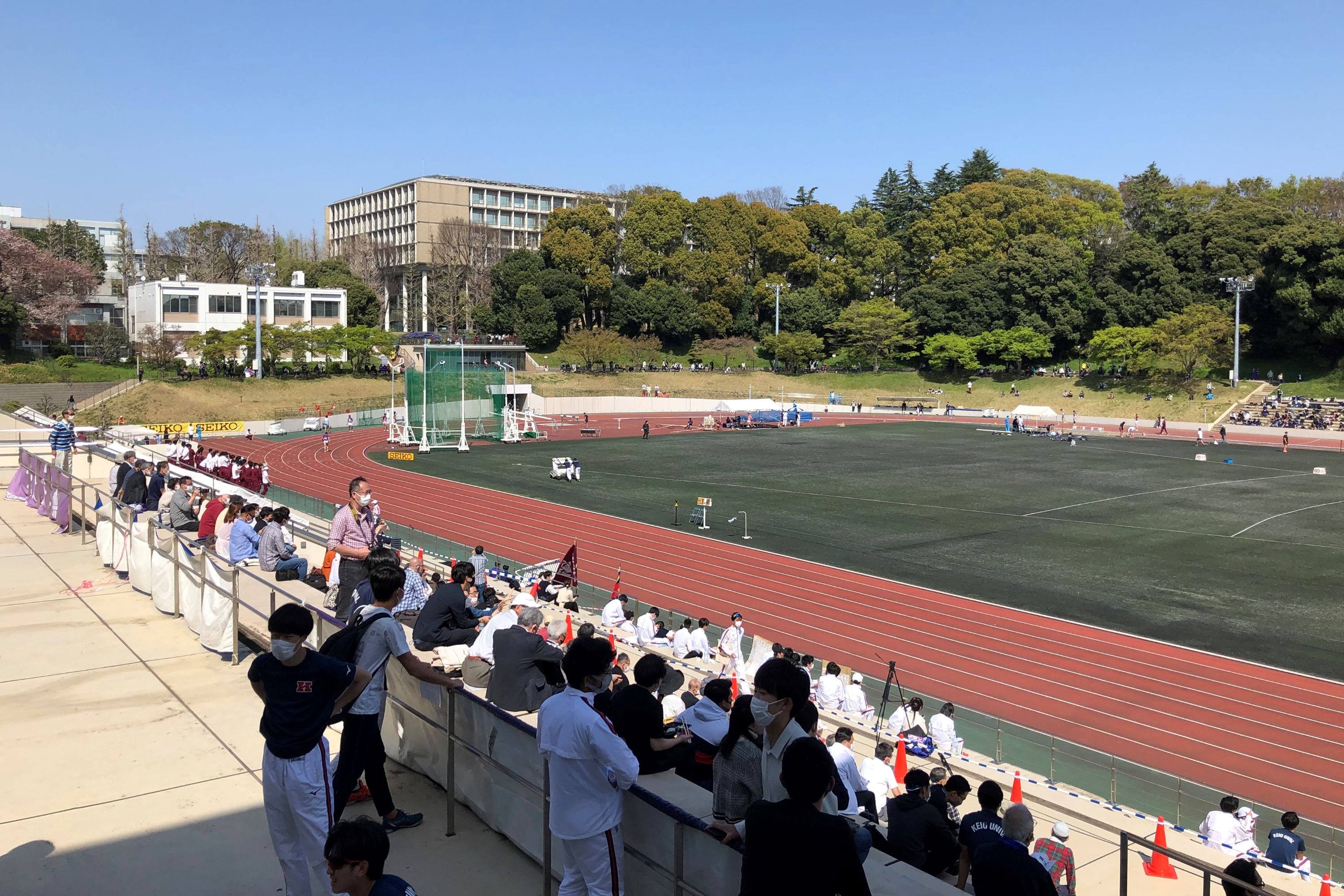 第55回東京六大学対校陸上競技大会の様子