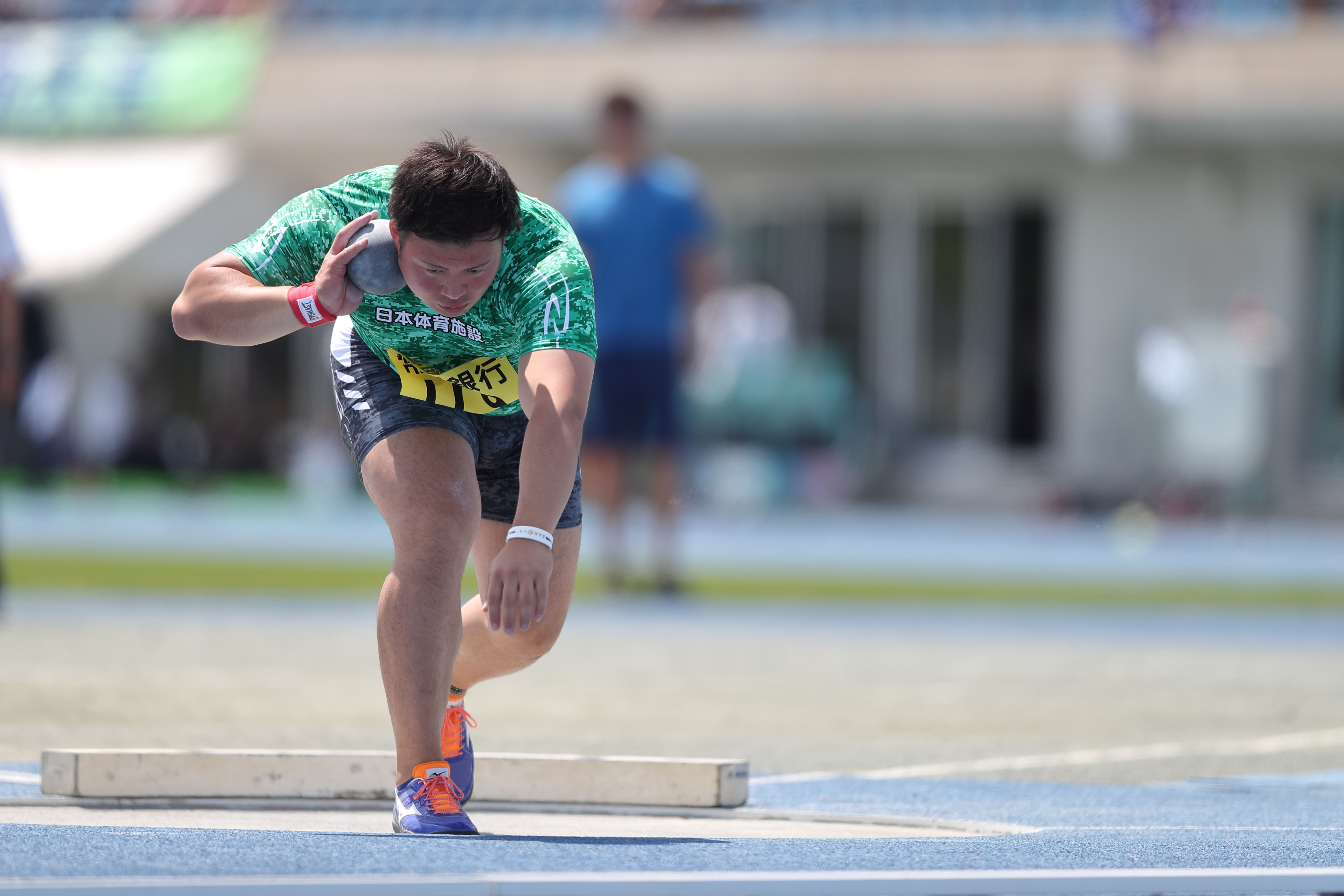 水戸招待記念陸上の村上輝選手の様子