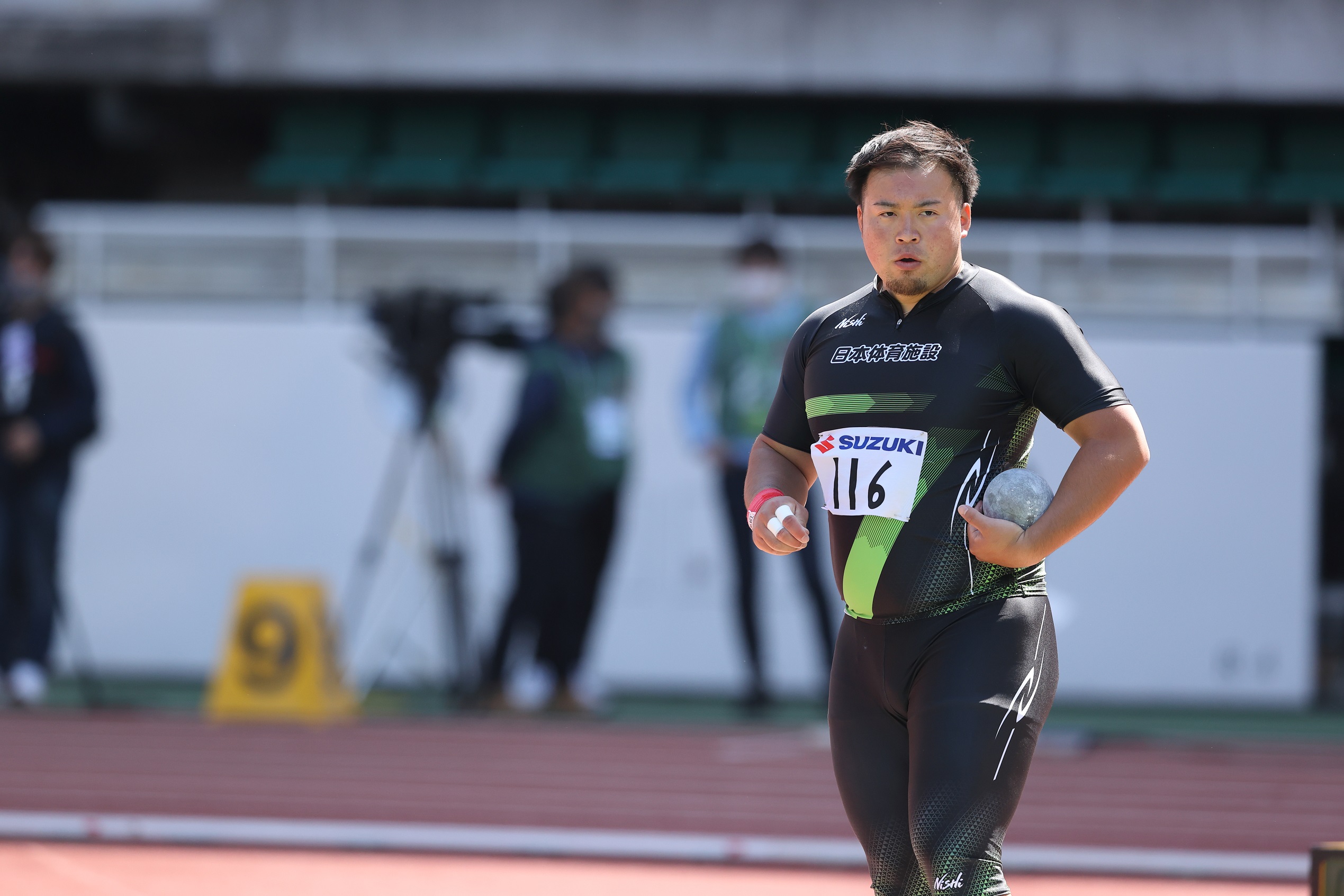 第36回静岡国際陸上競技大会の村上輝選手の様子