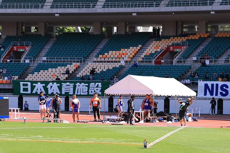 第36回静岡国際陸上競技大会の村上輝選手の様子