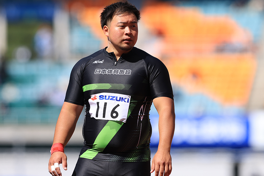 第36回静岡国際陸上競技大会の村上輝選手の様子
