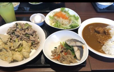 バランスの良い定食メニューの例