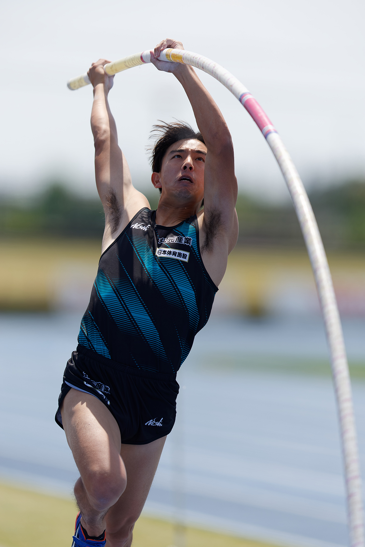 日本グランプリシリーズ 2025水戸招待陸上の竹川倖生選手の様子