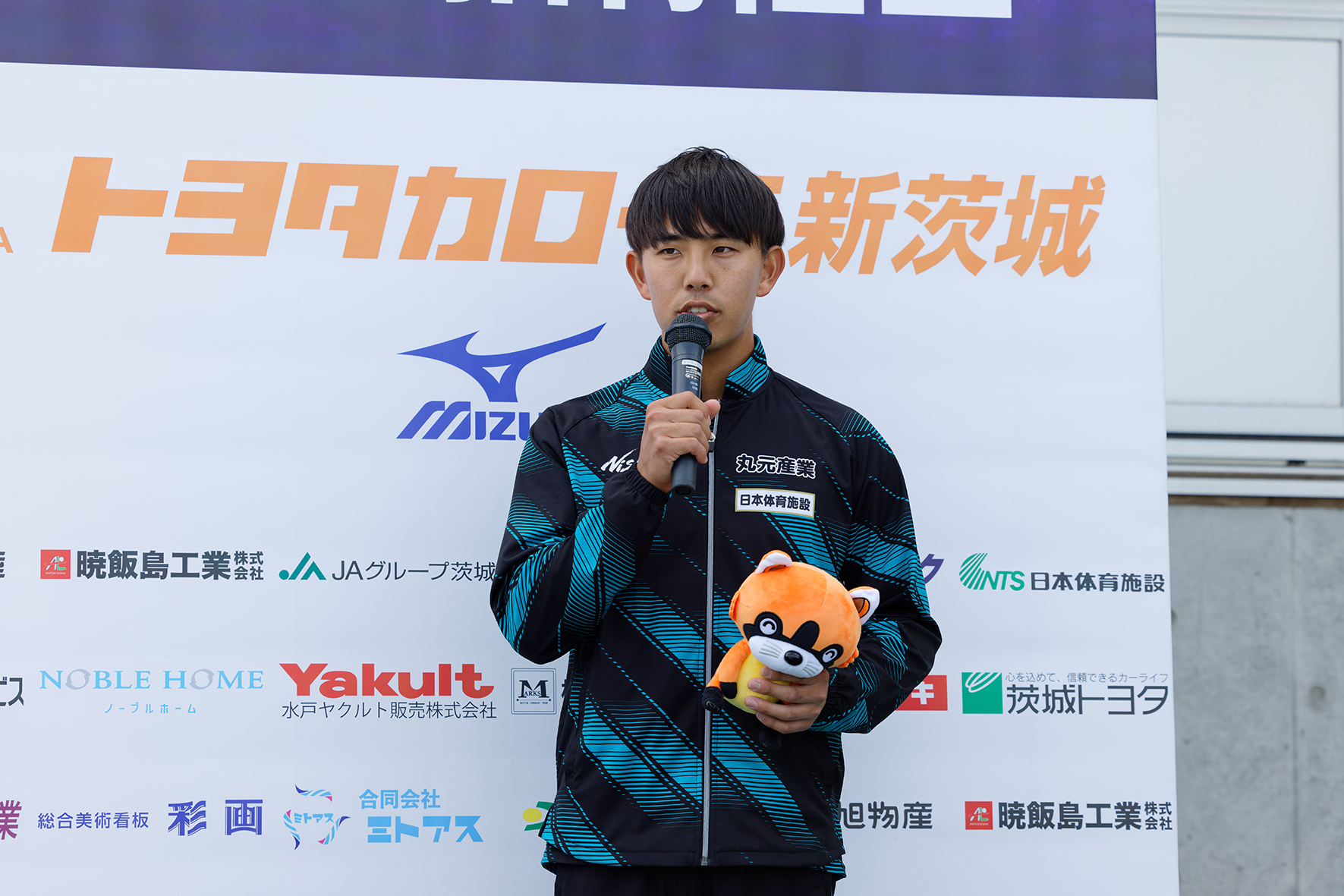 日本グランプリシリーズ 2025水戸招待陸上の竹川倖生選手の様子
