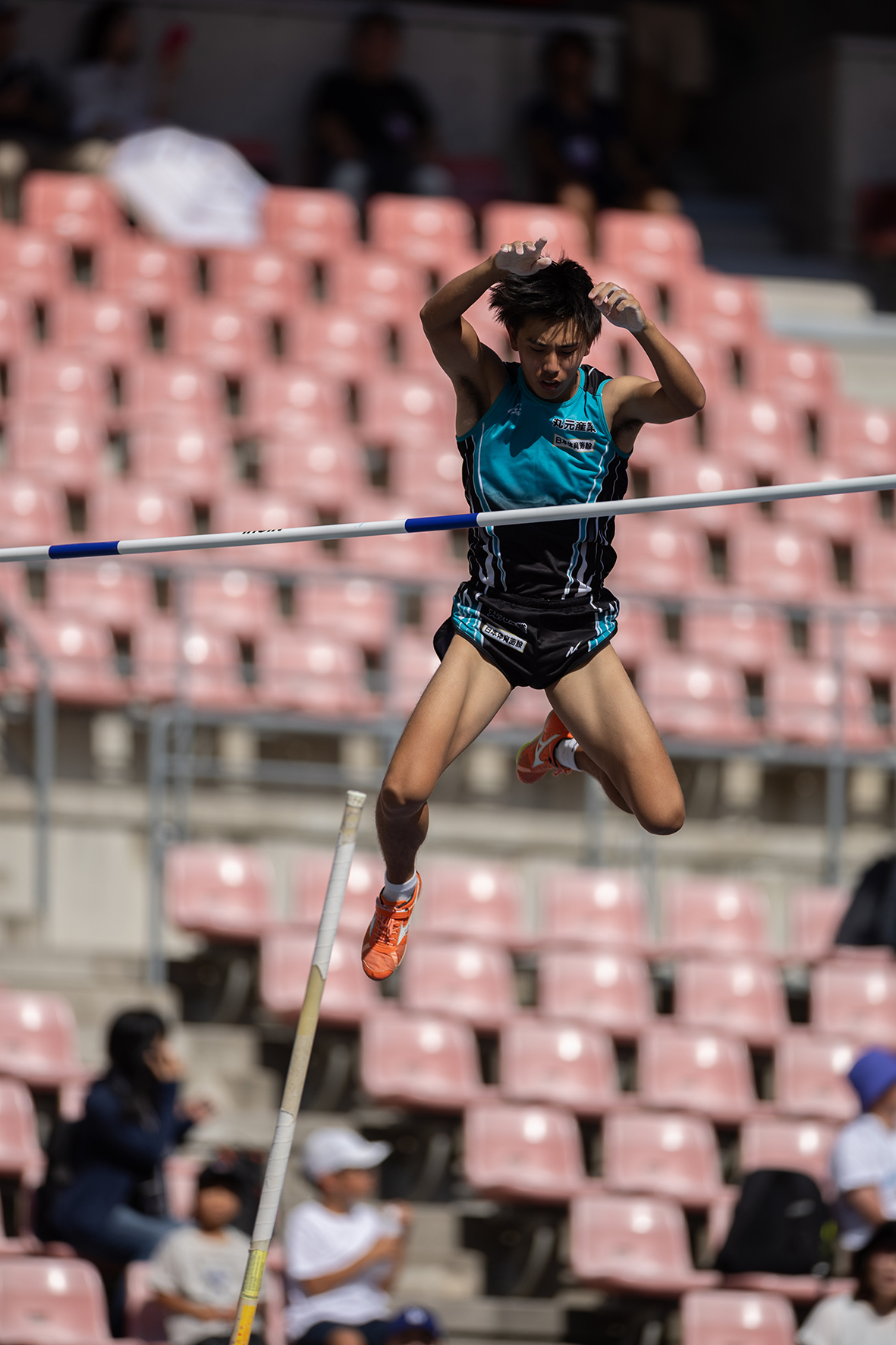 第108回日本陸上競技選手権大会の竹川倖生選手の様子
