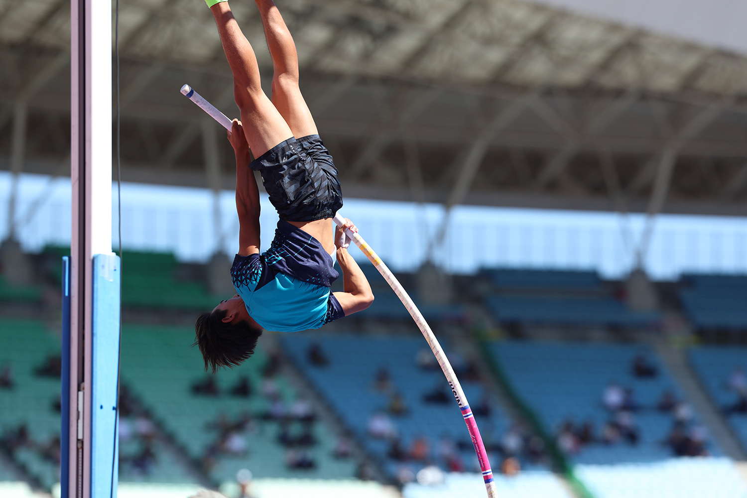 第107回日本陸上競技選手権大会の竹川倖生選手の様子