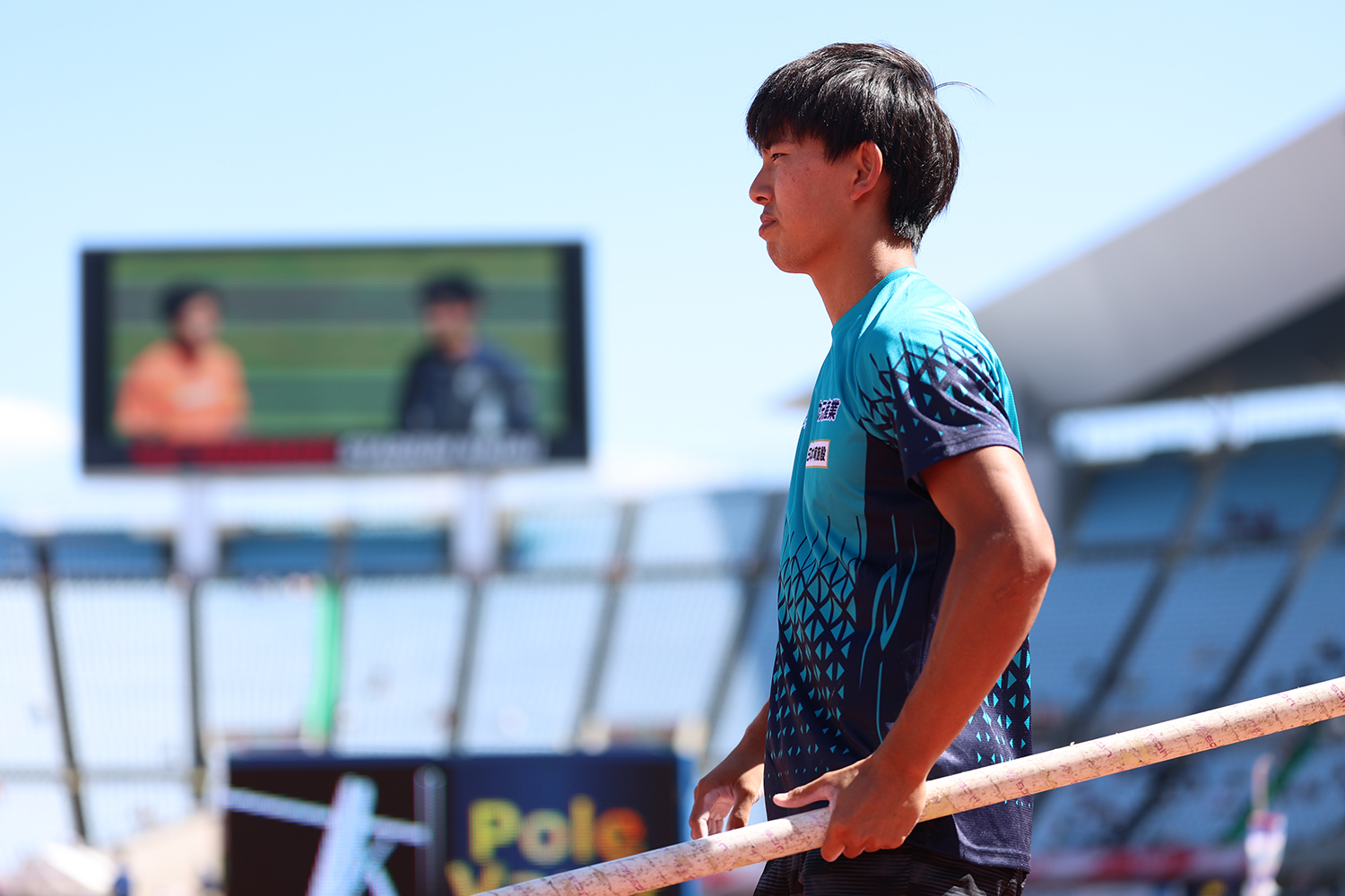 第107回日本陸上競技選手権大会の竹川倖生選手の様子