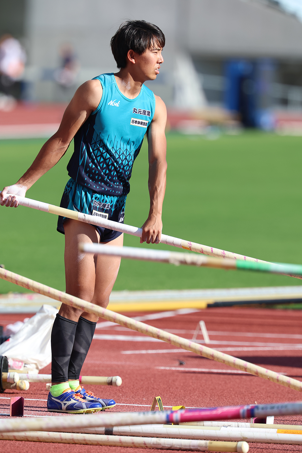 第107回日本陸上競技選手権大会の竹川倖生選手の様子