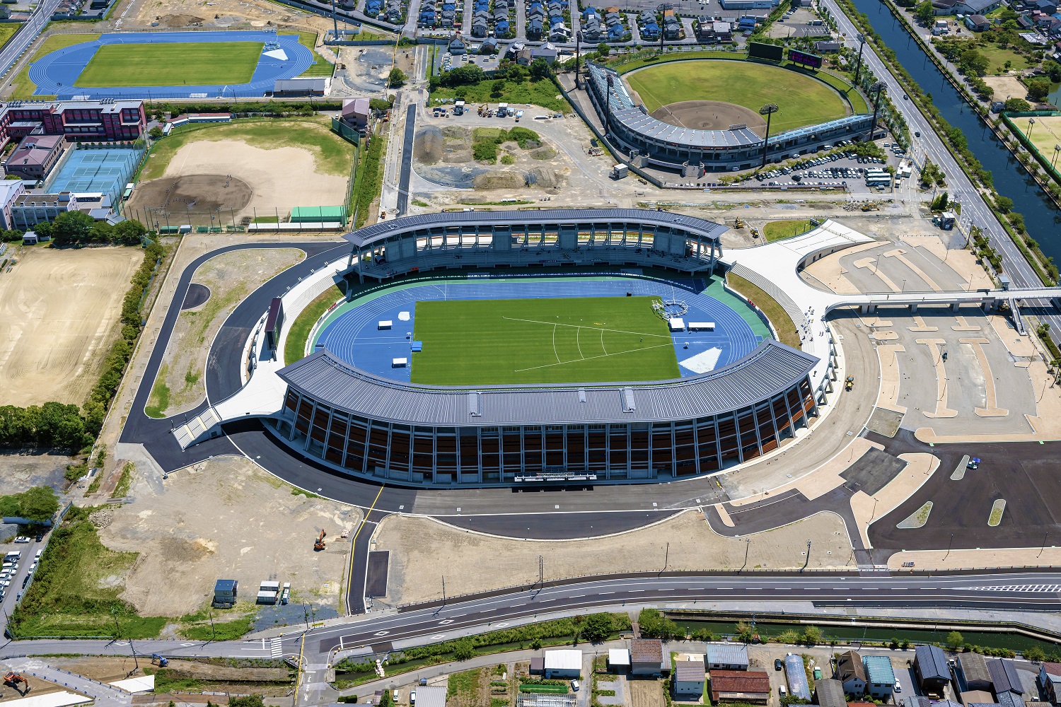 平和堂HATOスタジアム上空写真