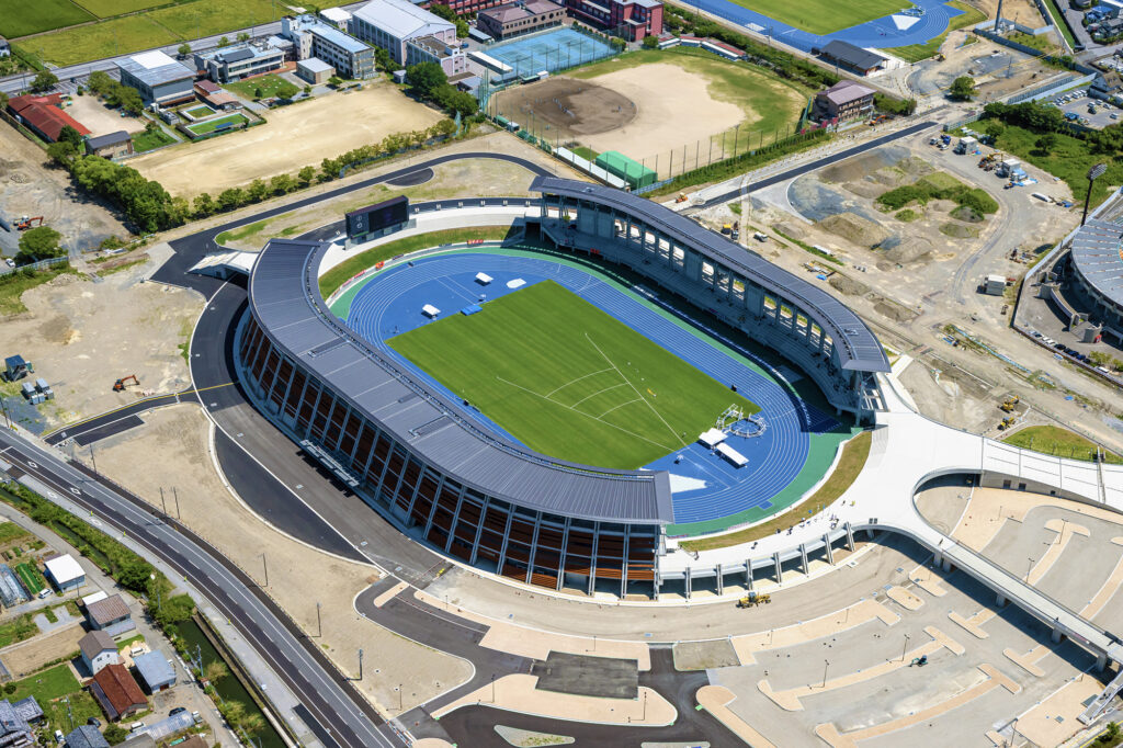 平和堂HATOスタジアム上空写真