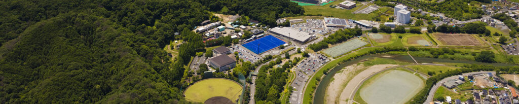 阿須運動公園ホッケー場上空写真