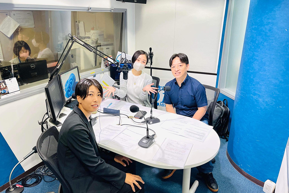 左：吉野、中央：環友加里様、右：近藤敏弘様