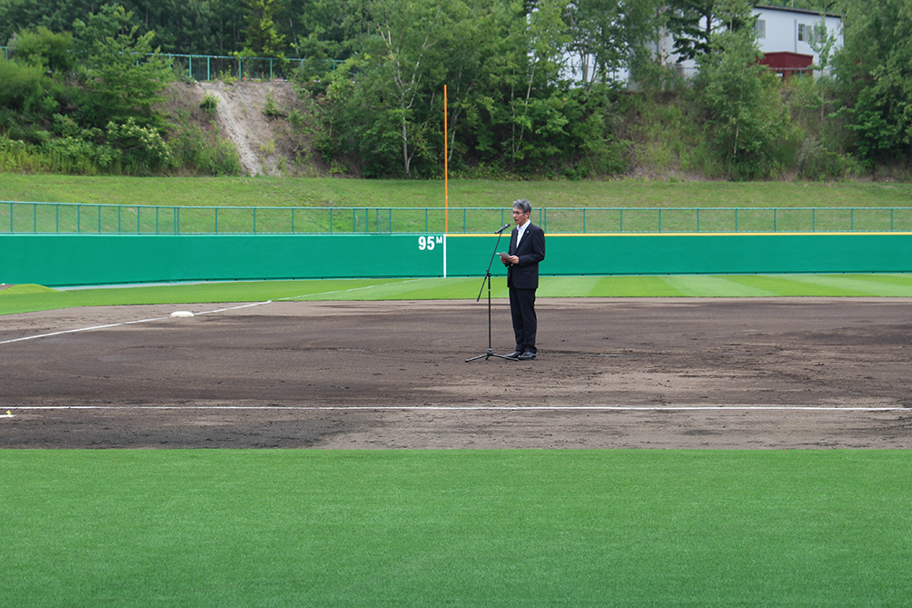 北海道ガス株式会社川村智郷社長の開会挨拶写真