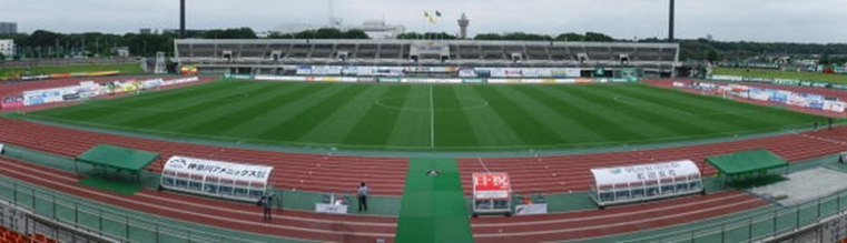 相模原ギオンスタジアム 上空写真
