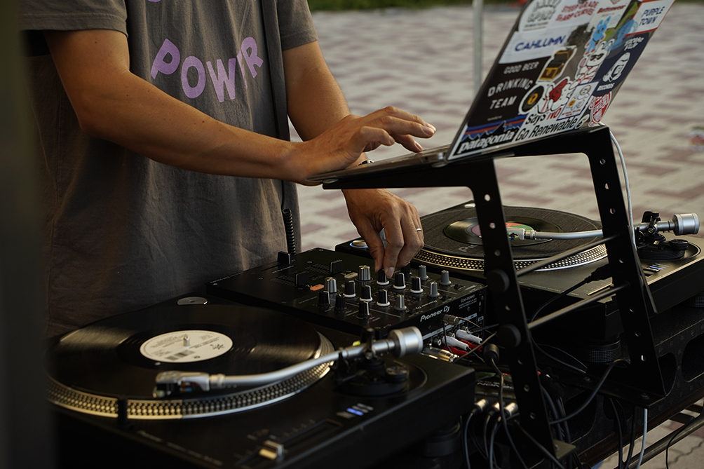 ROSE FEST 2024 秋のDJブースの様子