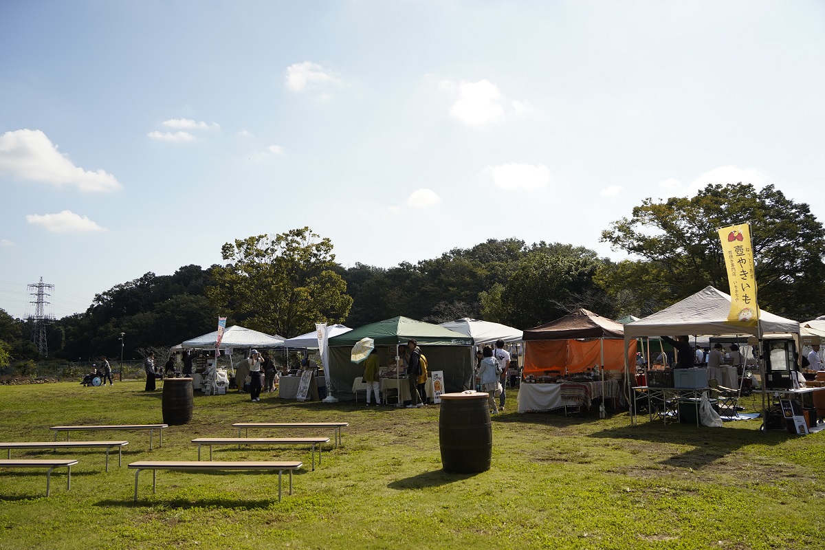 ROSE FEST 2024 秋の出店エリアの様子