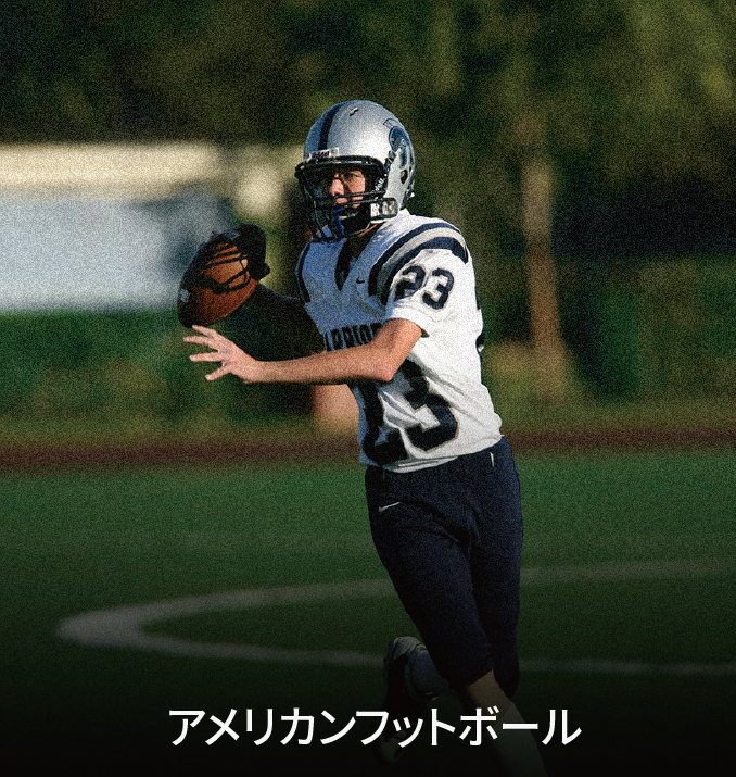 アメリカンフットボールフィールドでの利用イメージ