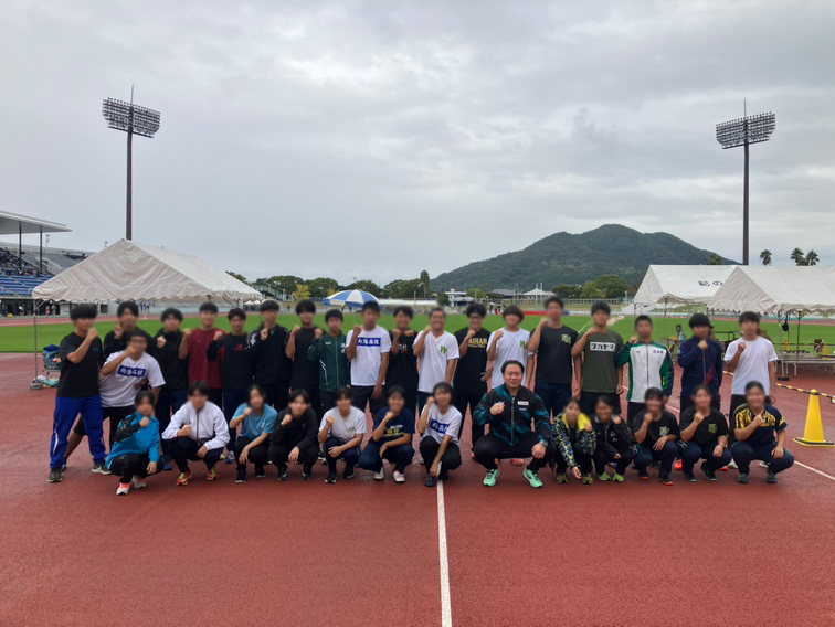 村上選手と記念写真