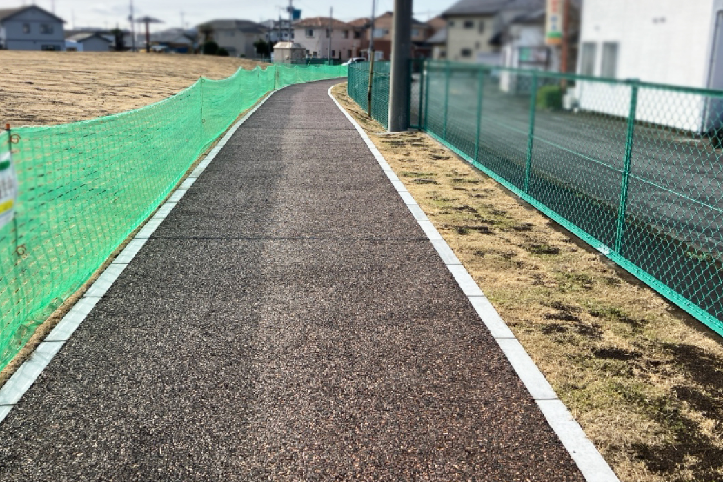 木質LP舗装の写真